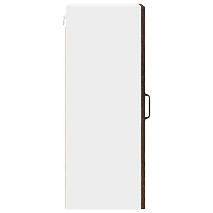 Keukenkast aan de muur 2 pcs Bruin Eiken 30 x 31 x 80 cm