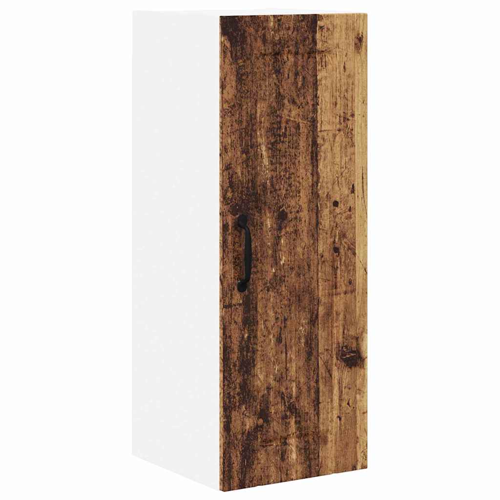 Keukenkast aan de muur met plank 2 pcs Oud Hout 30 x 31 x 80 cm