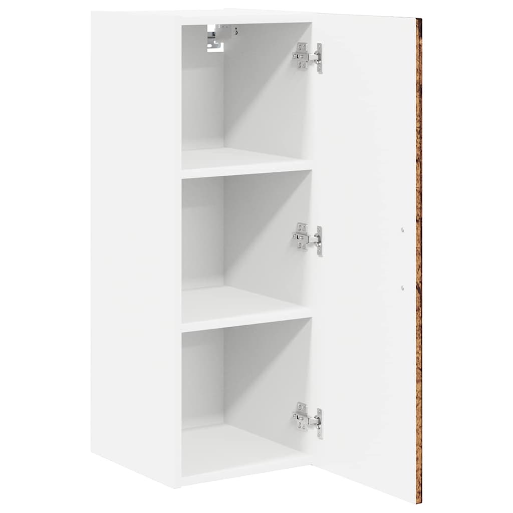 Keukenkast aan de muur met plank 2 pcs Oud Hout 30 x 31 x 80 cm