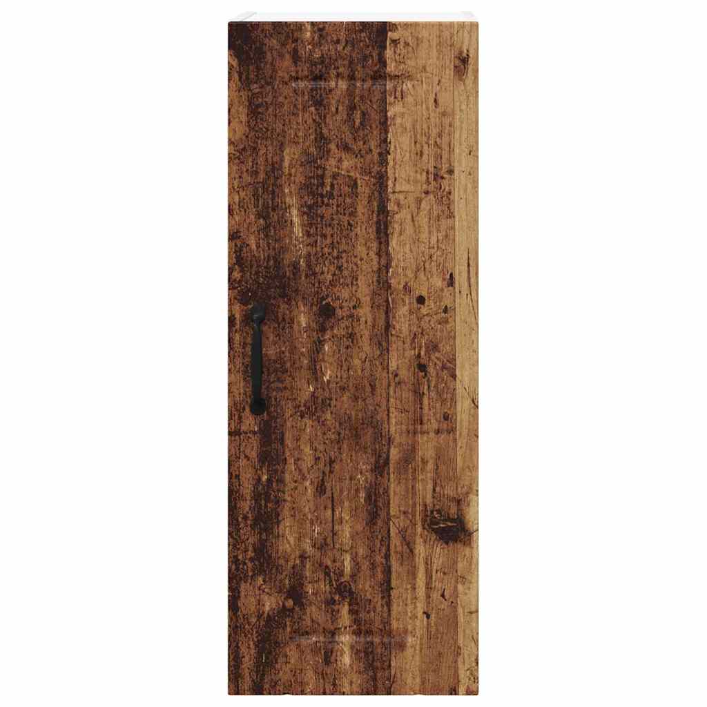 Keukenkast aan de muur met plank 2 pcs Oud Hout 30 x 31 x 80 cm