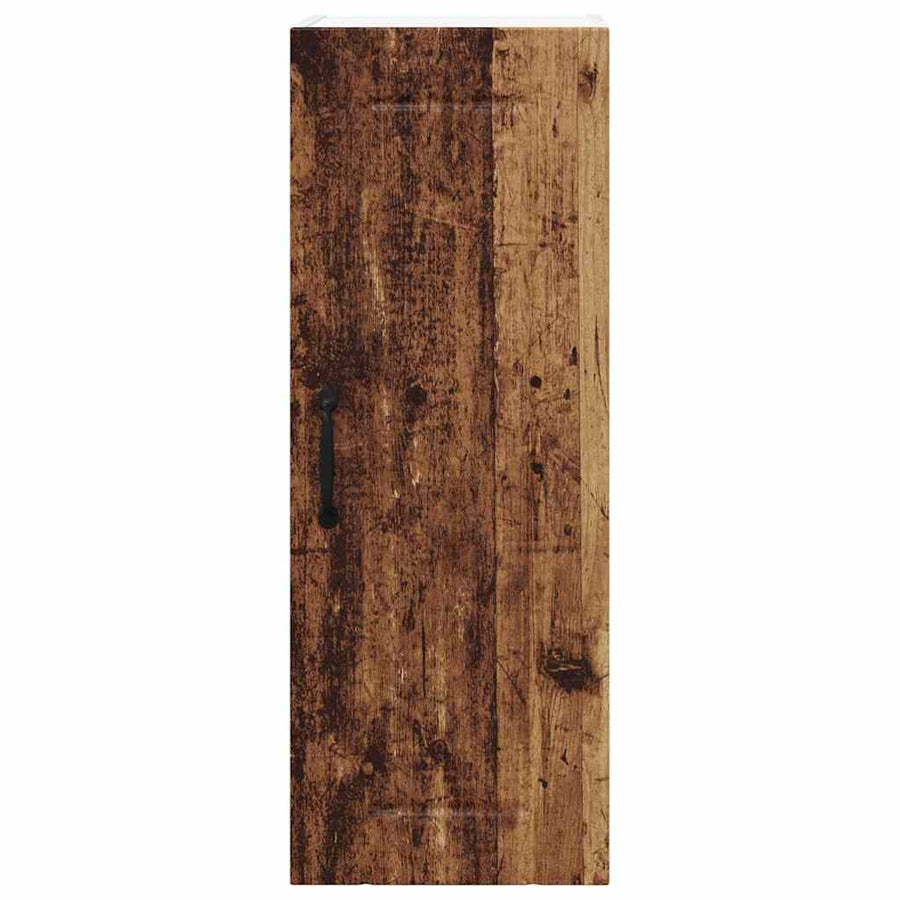 Keukenkast aan de muur met plank 2 pcs Oud Hout 30 x 31 x 80 cm