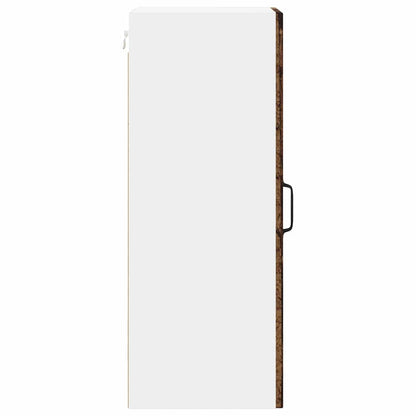 Keukenkast aan de muur met plank 2 pcs Oud Hout 30 x 31 x 80 cm