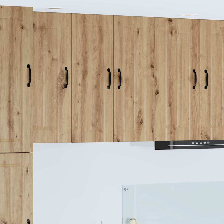 Keukenkast aan de muur 2 pcs Artisan Eiken 30 x 31 x 80 cm