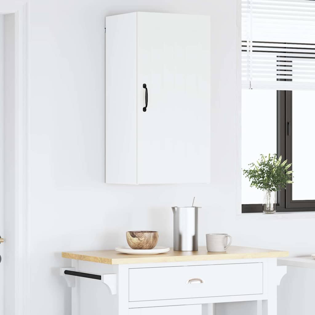 Keukenkast aan de muur Wit 40 x 31 x 80 cm Bewerkt hout