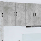 Keukenkast 40x31x80 cm beton grijs bewerkt hout