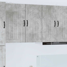 Keukenkast aan de muur Beton Grijs 40 x 31 x 80 cm Bewerkt hout