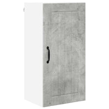 Keukenkast aan de muur Beton Grijs 40 x 31 x 80 cm Bewerkt hout