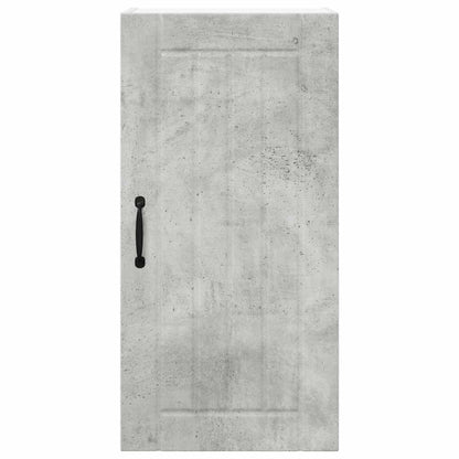 Keukenkast aan de muur Beton Grijs 40 x 31 x 80 cm Bewerkt hout