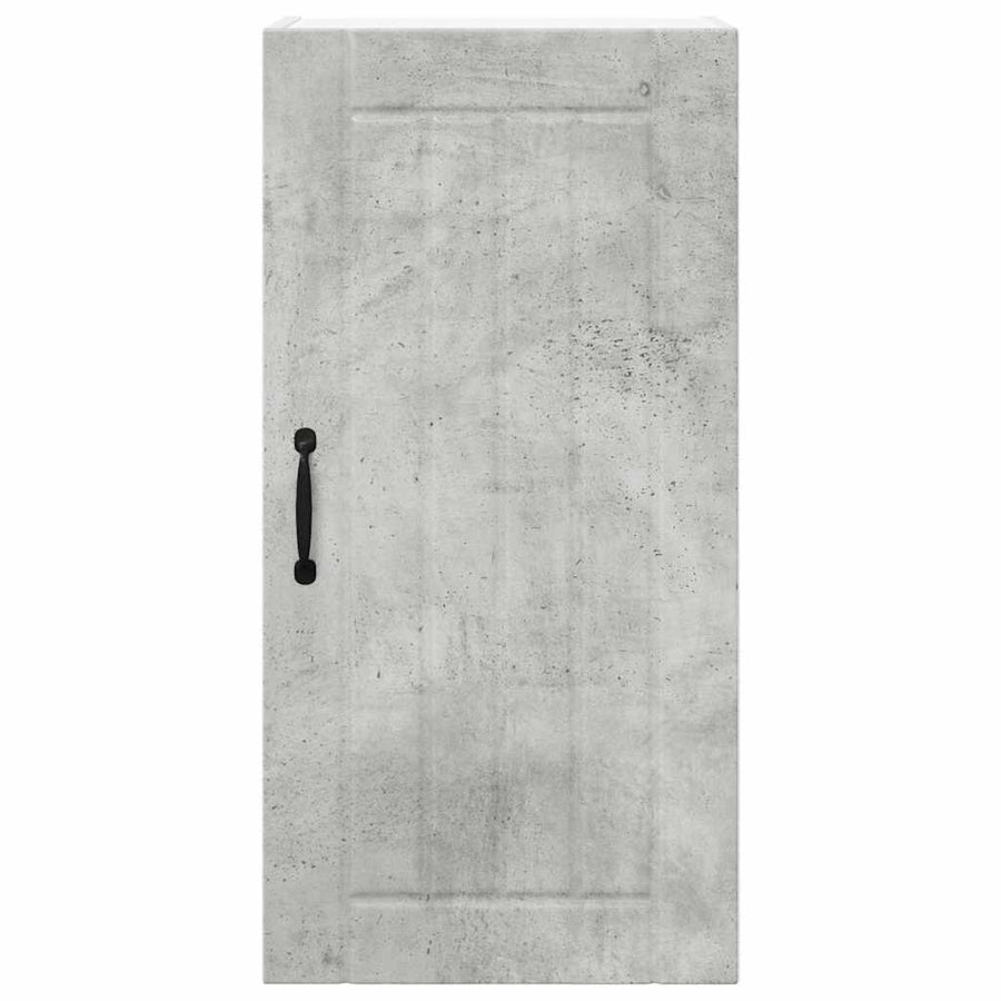 Keukenkast aan de muur Beton Grijs 40 x 31 x 80 cm Bewerkt hout