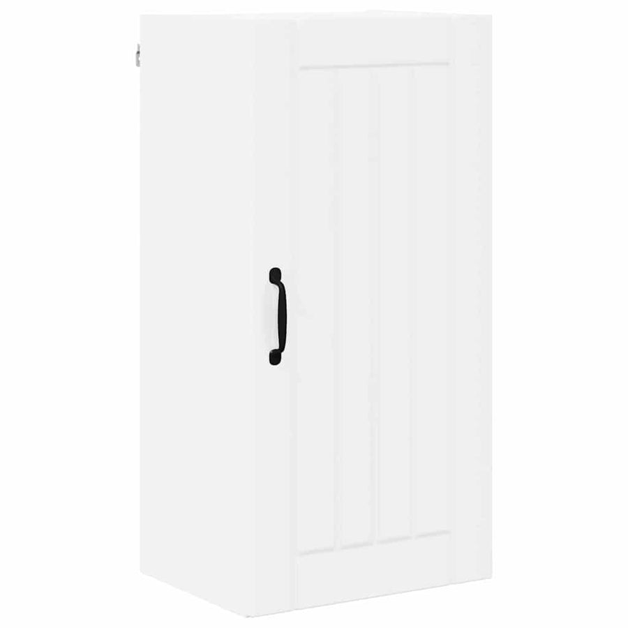 Keukenkast aan de muur met plank Hoogglans wit 40 x 31 x 80 cm
