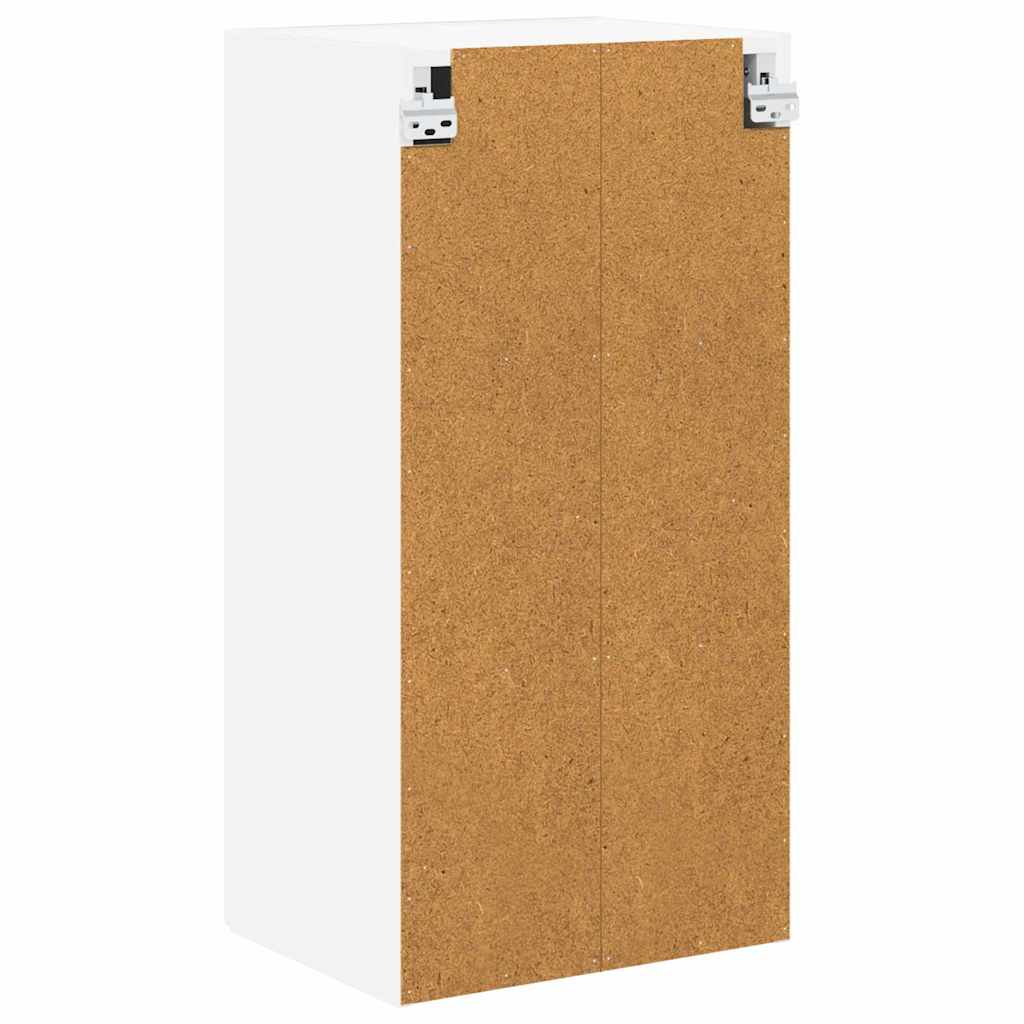 Keukenkast aan de muur met plank Hoogglans wit 40 x 31 x 80 cm