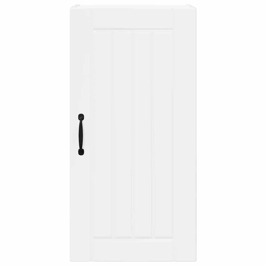 Keukenkast aan de muur met plank Hoogglans wit 40 x 31 x 80 cm