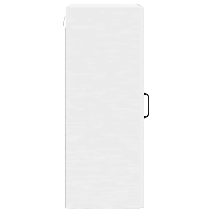 Keukenkast aan de muur met plank Hoogglans wit 40 x 31 x 80 cm