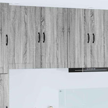 Keukenkast aan de muur met plank Grijs Sonoma 40 x 31 x 80 cm