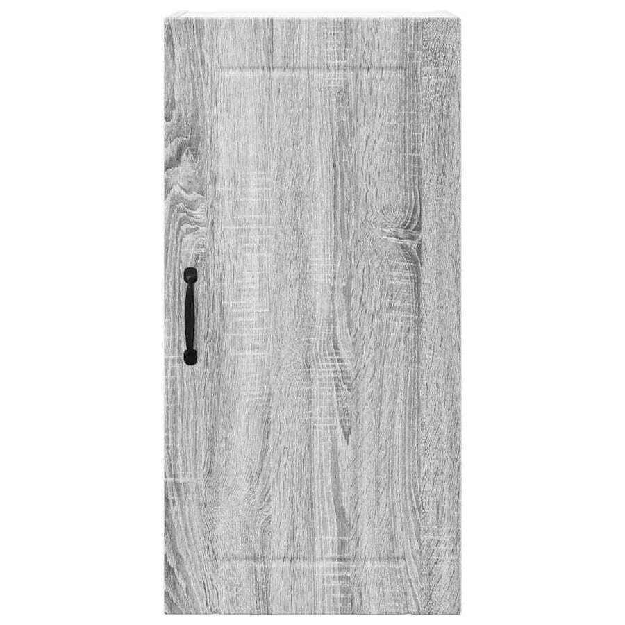Keukenkast aan de muur met plank Grijs Sonoma 40 x 31 x 80 cm
