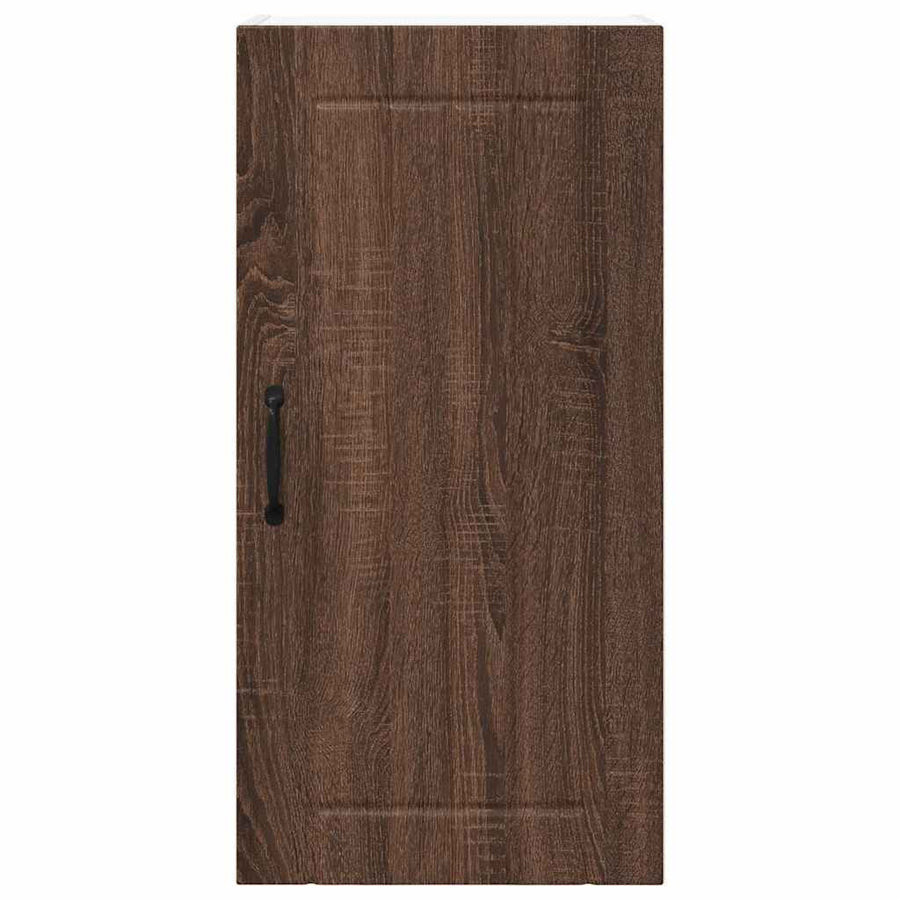 Keukenkast aan de muur Bruin Eiken 40 x 31 x 80 cm Bewerkt hout