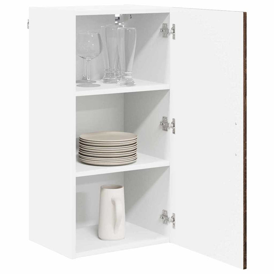 Keukenkast aan de muur Bruin Eiken 40 x 31 x 80 cm Bewerkt hout