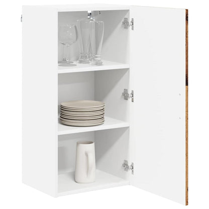 Keukenkast aan de muur Oud Hout 40 x 31 x 80 cm Bewerkt hout