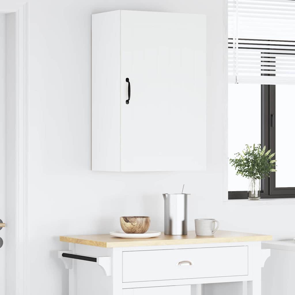 Keukenkast aan de muur Wit 50 x 31 x 80 cm Bewerkt hout