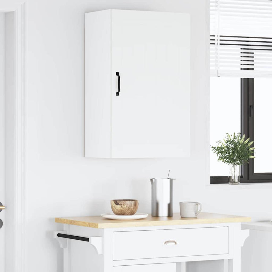 Keukenkast aan de muur Wit 50 x 31 x 80 cm Bewerkt hout