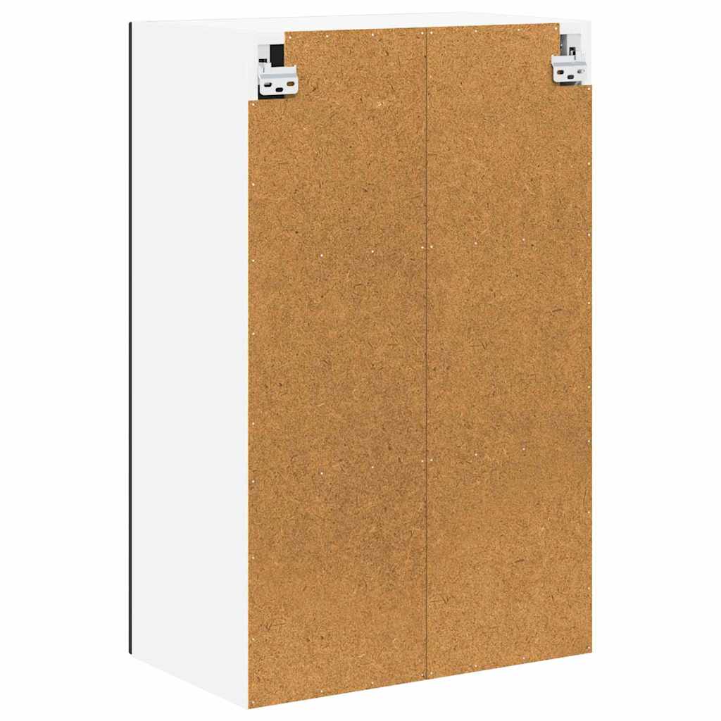 Keukenkast aan de muur Zwart 50 x 31 x 80 cm Bewerkt hout