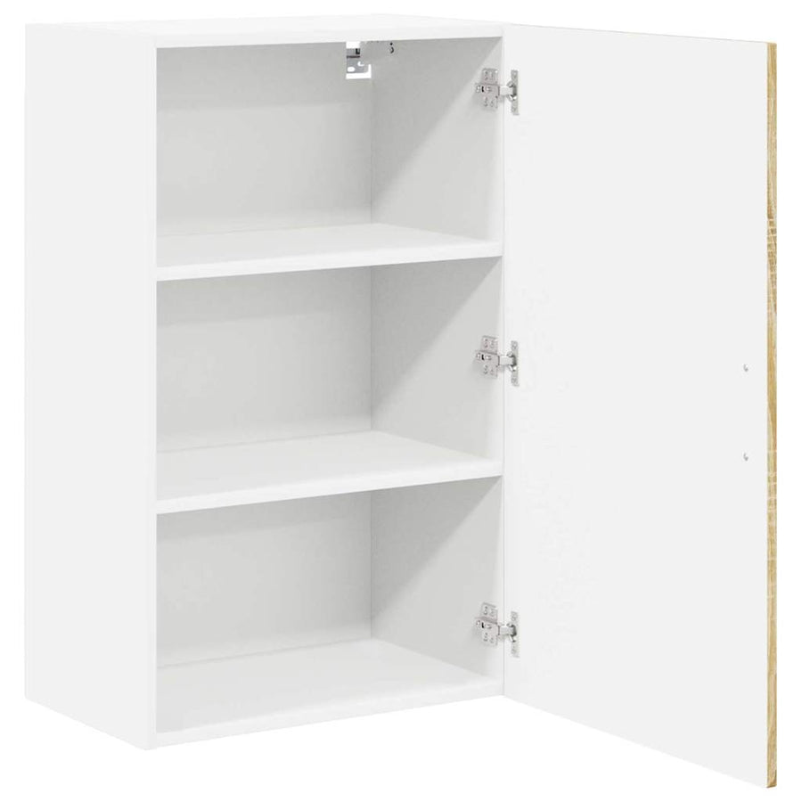 Keukenkast aan de muur met plank Sonoma Eiken 50 x 31 x 80 cm