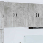 Keukenkast 50x31x80 cm beton grijs bewerkt hout