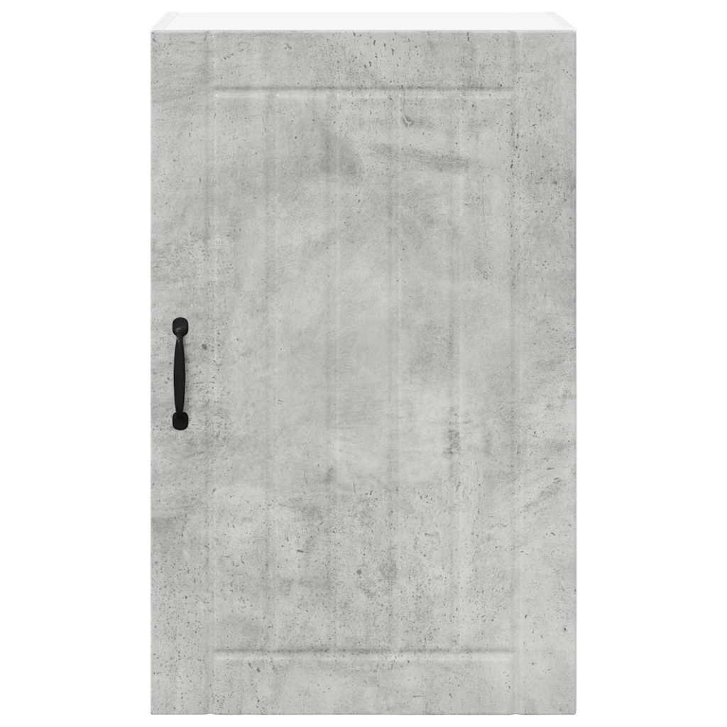 Keukenkast aan de muur Beton Grijs 50 x 31 x 80 cm Bewerkt hout