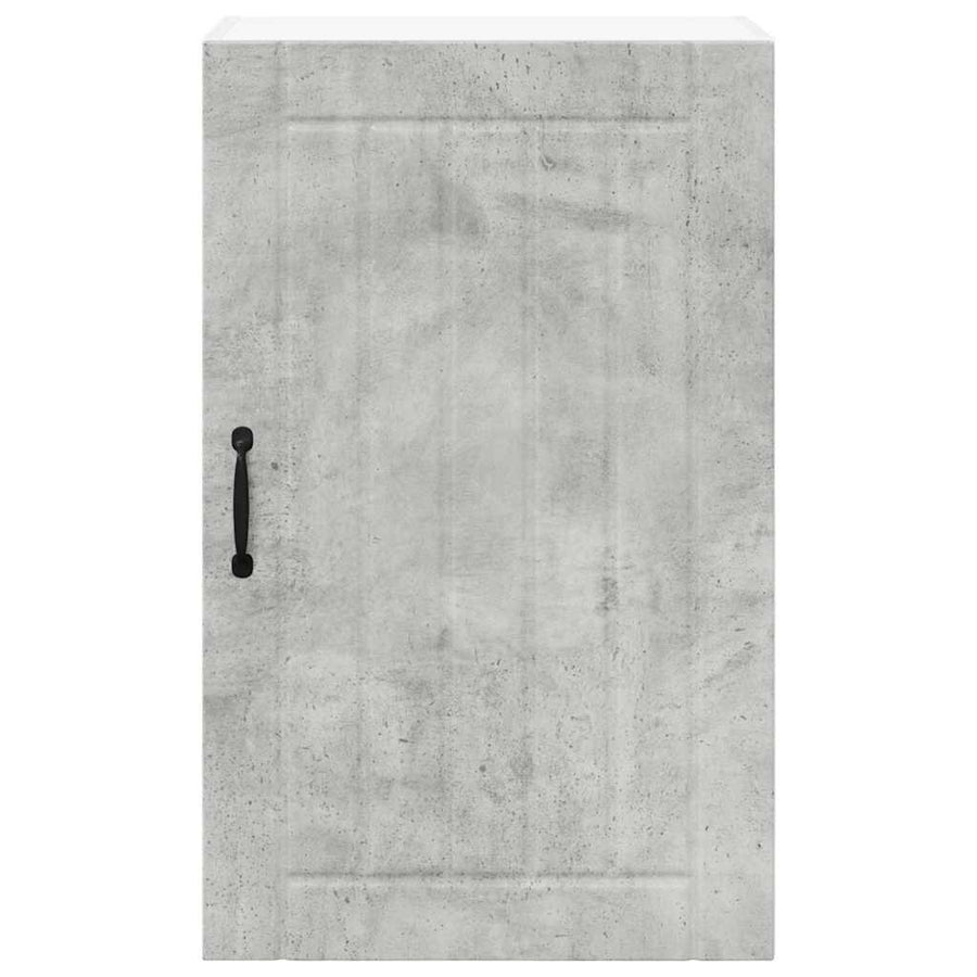 Keukenkast aan de muur Beton Grijs 50 x 31 x 80 cm Bewerkt hout