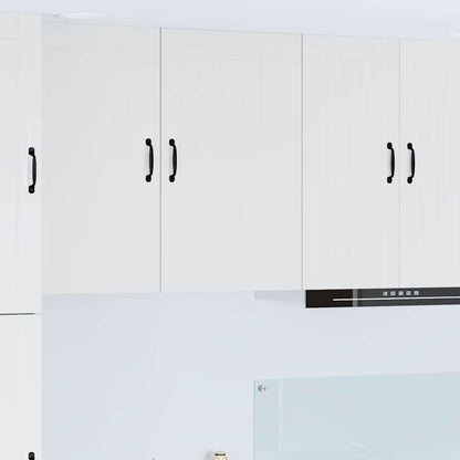 Keukenkast aan de muur met plank Hoogglans wit 50 x 31 x 80 cm