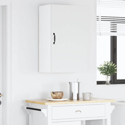 Keukenkast aan de muur met plank Hoogglans wit 50 x 31 x 80 cm