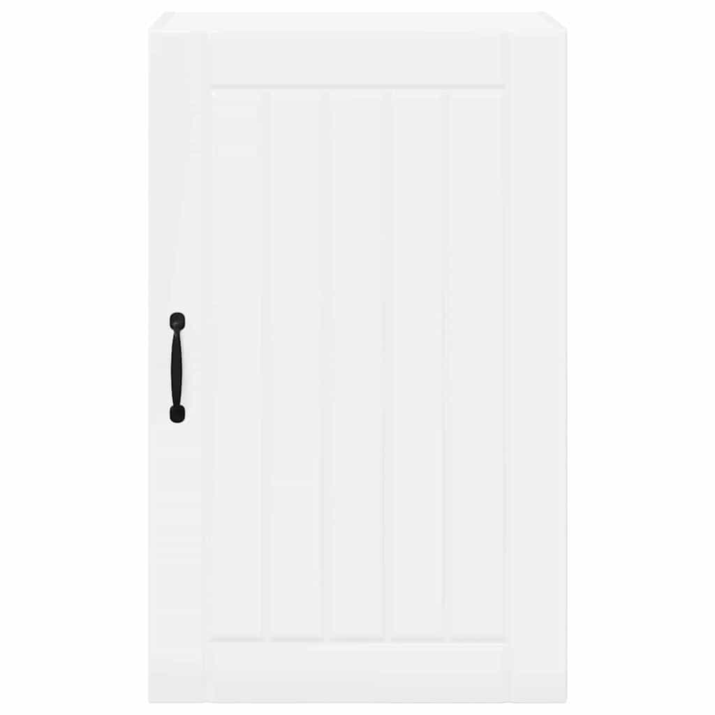 Keukenkast aan de muur met plank Hoogglans wit 50 x 31 x 80 cm