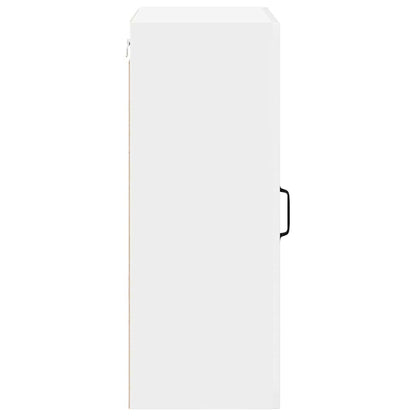 Keukenkast aan de muur met plank Hoogglans wit 50 x 31 x 80 cm
