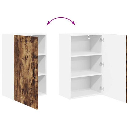 Keukenkast aan de muur met plank Gerookt eiken 50 x 31 x 80 cm
