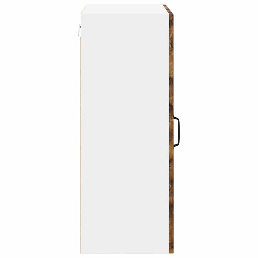 Keukenkast aan de muur met plank Gerookt eiken 50 x 31 x 80 cm