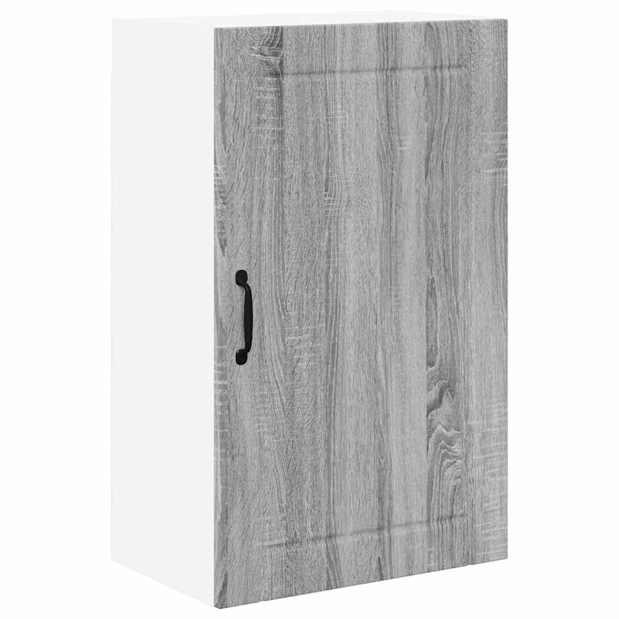 Keukenkast aan de muur met plank Grijs Sonoma 50 x 31 x 80 cm
