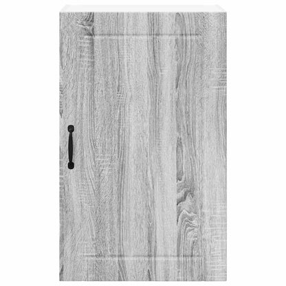 Keukenkast aan de muur met plank Grijs Sonoma 50 x 31 x 80 cm