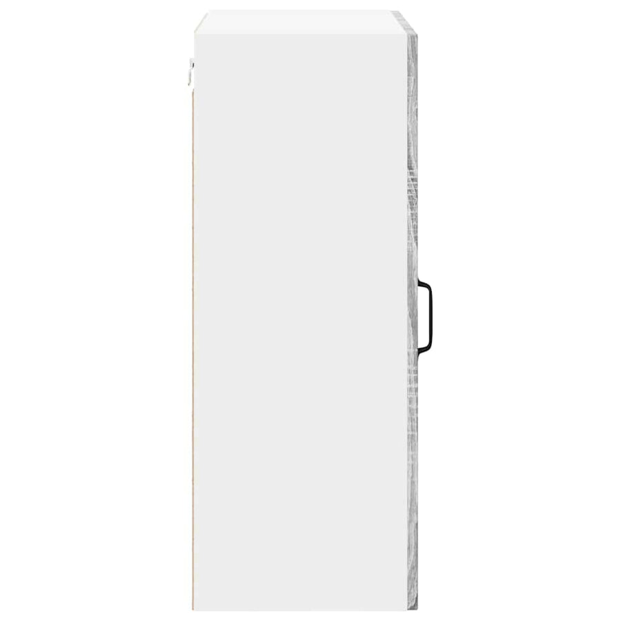 Keukenkast aan de muur met plank Grijs Sonoma 50 x 31 x 80 cm