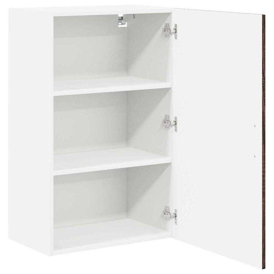 Keukenkast aan de muur Bruin Eiken 50 x 31 x 80 cm Bewerkt hout