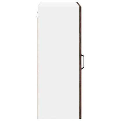 Keukenkast aan de muur Bruin Eiken 50 x 31 x 80 cm Bewerkt hout