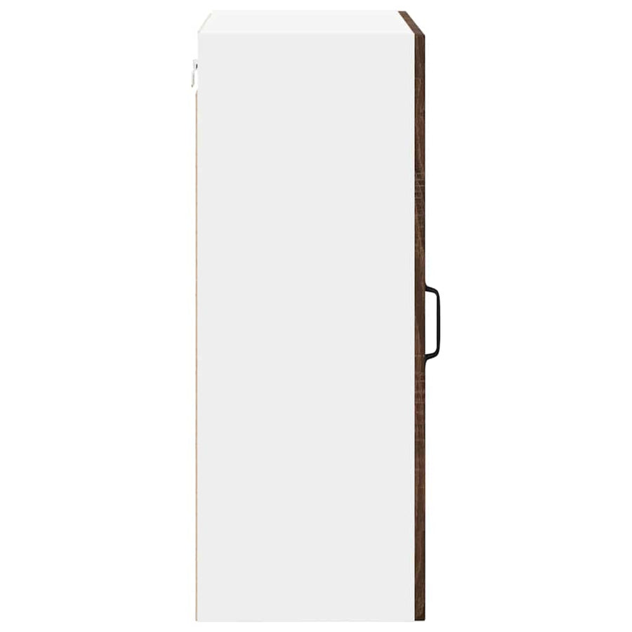 Keukenkast aan de muur Bruin Eiken 50 x 31 x 80 cm Bewerkt hout