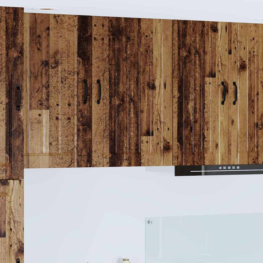Keukenkast aan de muur Oud Hout 50 x 31 x 80 cm Bewerkt hout