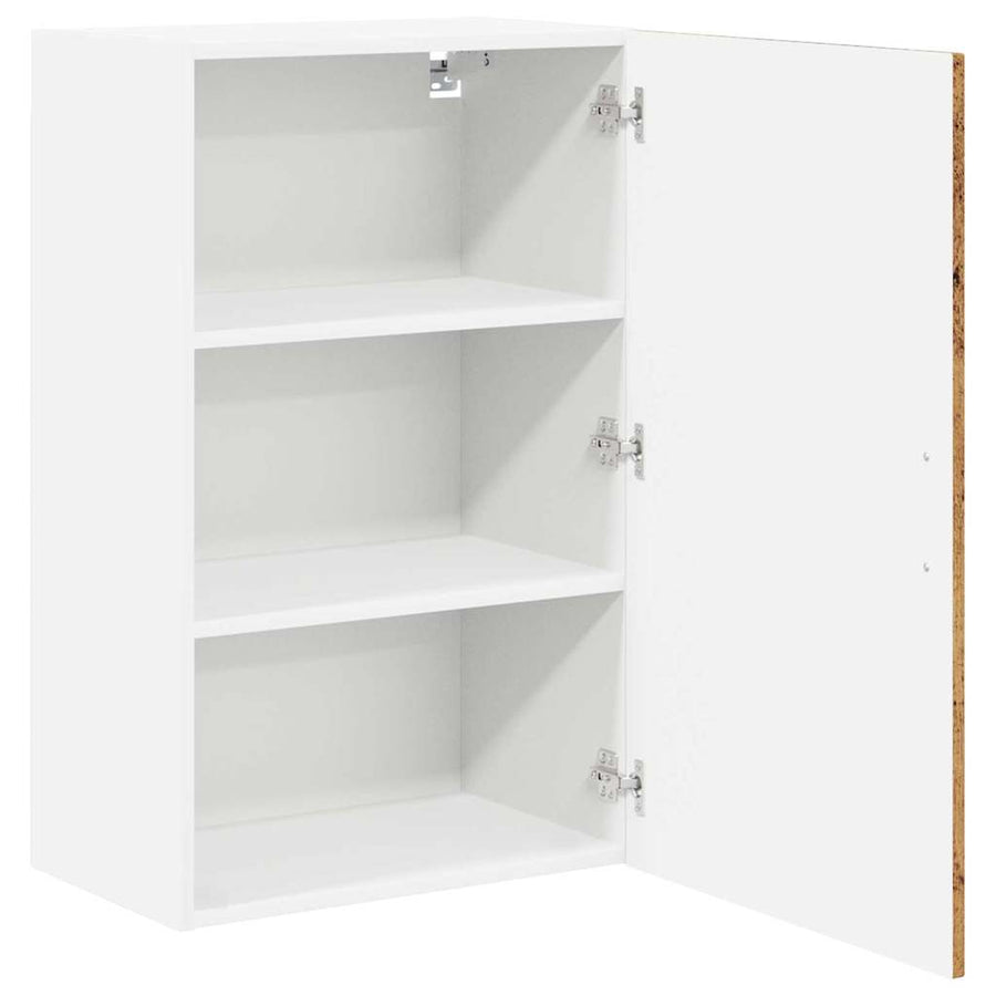 Keukenkast aan de muur Oud Hout 50 x 31 x 80 cm Bewerkt hout
