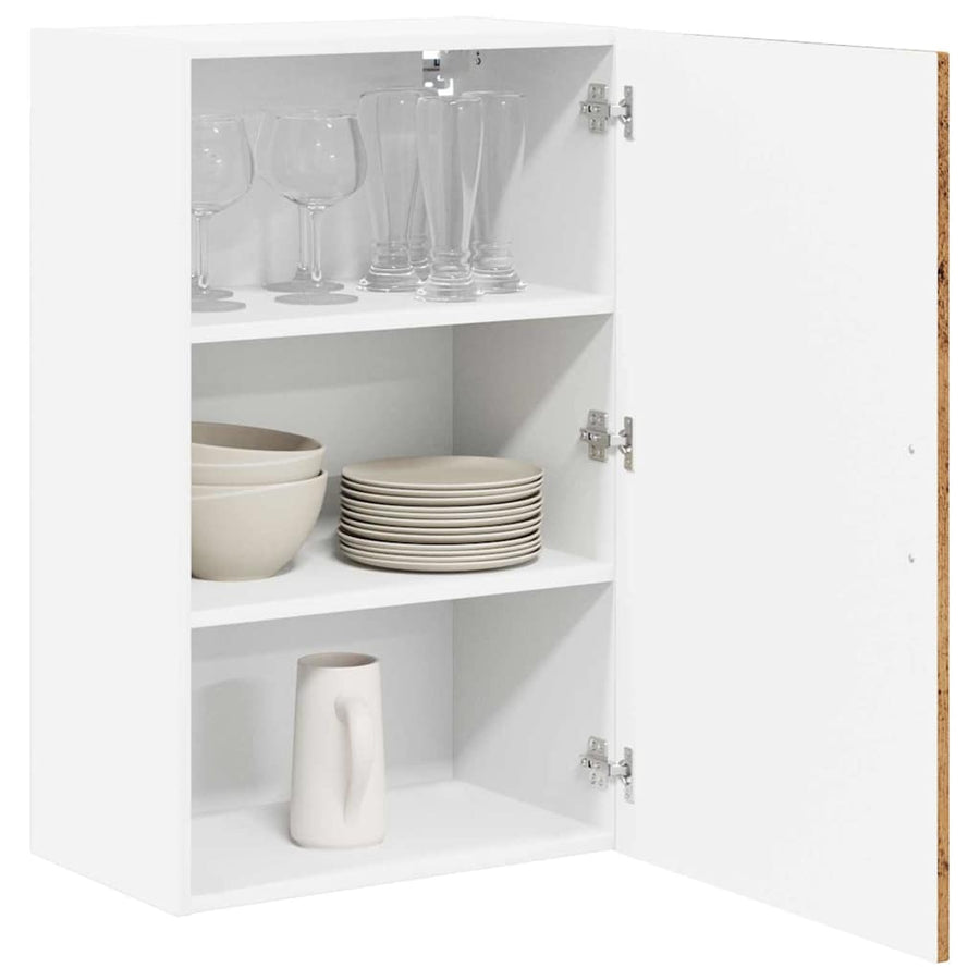 Keukenkast aan de muur Oud Hout 50 x 31 x 80 cm Bewerkt hout