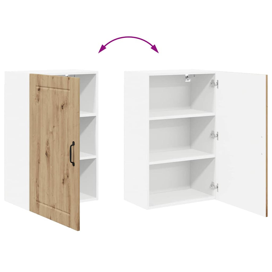Keukenkast aan de muur met plank Artisan Eiken 50 x 31 x 80 cm