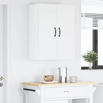 Keukenkast aan de muur Wit 60 x 31 x 80 cm Bewerkt hout