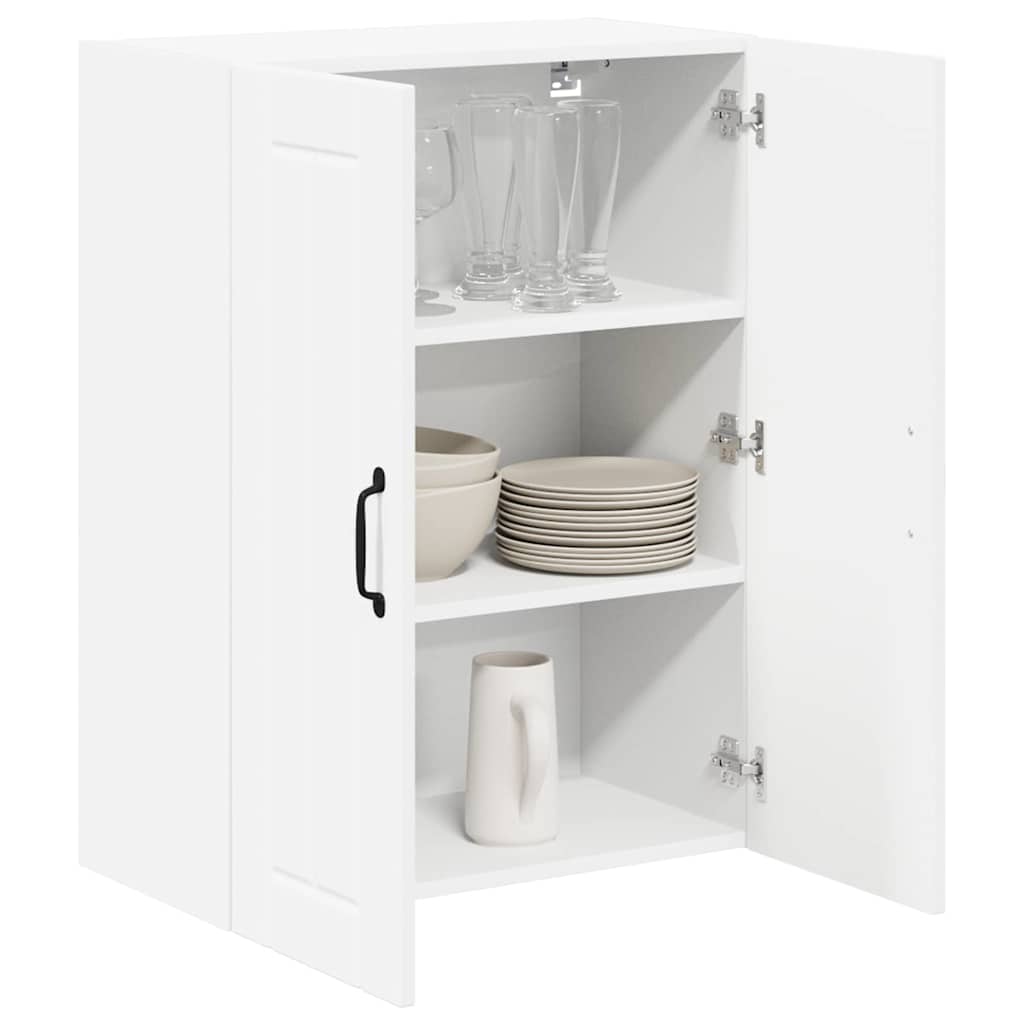 Keukenkast aan de muur Wit 60 x 31 x 80 cm Bewerkt hout