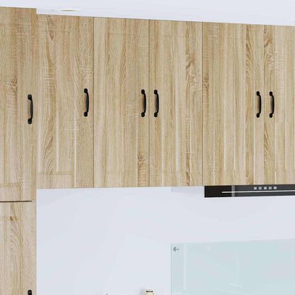 Keukenkast aan de muur met plank Sonoma Eiken 60 x 31 x 80 cm