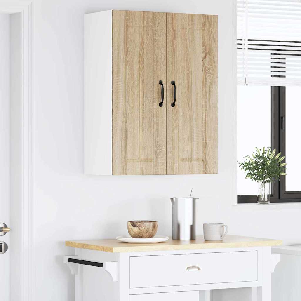 Keukenkast aan de muur met plank Sonoma Eiken 60 x 31 x 80 cm