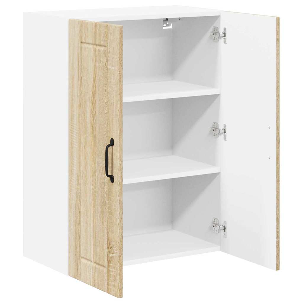 Keukenkast aan de muur met plank Sonoma Eiken 60 x 31 x 80 cm